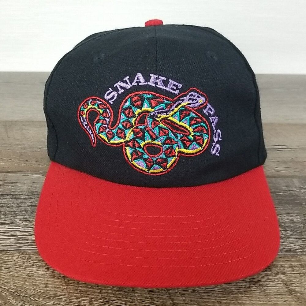 (OS) VTG Marlboro Snake Pass Hat (Leather Strap)